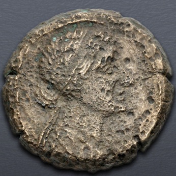 Kleopatra VII Thea Neotera,  ca. 47-30 BCE (Alexandreia mint - Series 10 - AE Diobol)